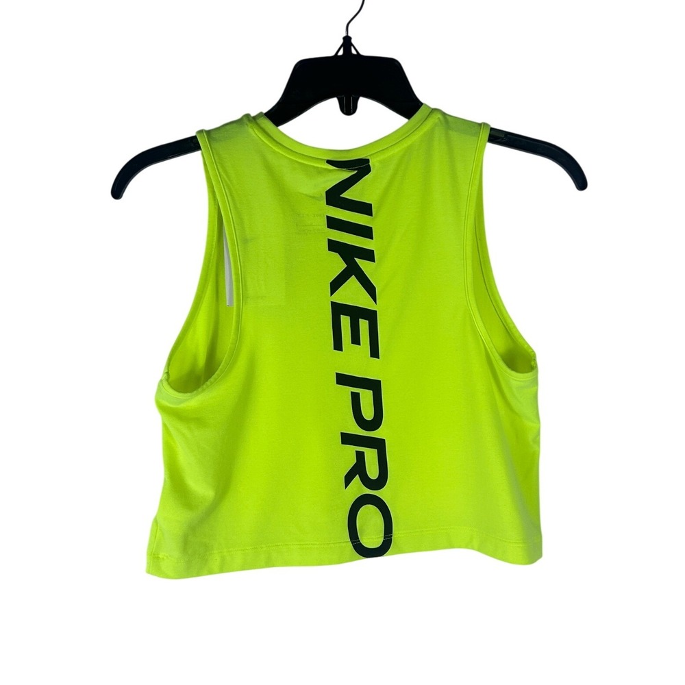 Nike Pro Dri-FIT Kids Training Tank Top Volt Neon Yellow FV2422-702 Large L NEW